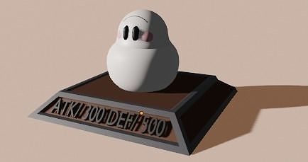 Yu-Gi-Oh marshamllow atk def 3D print model