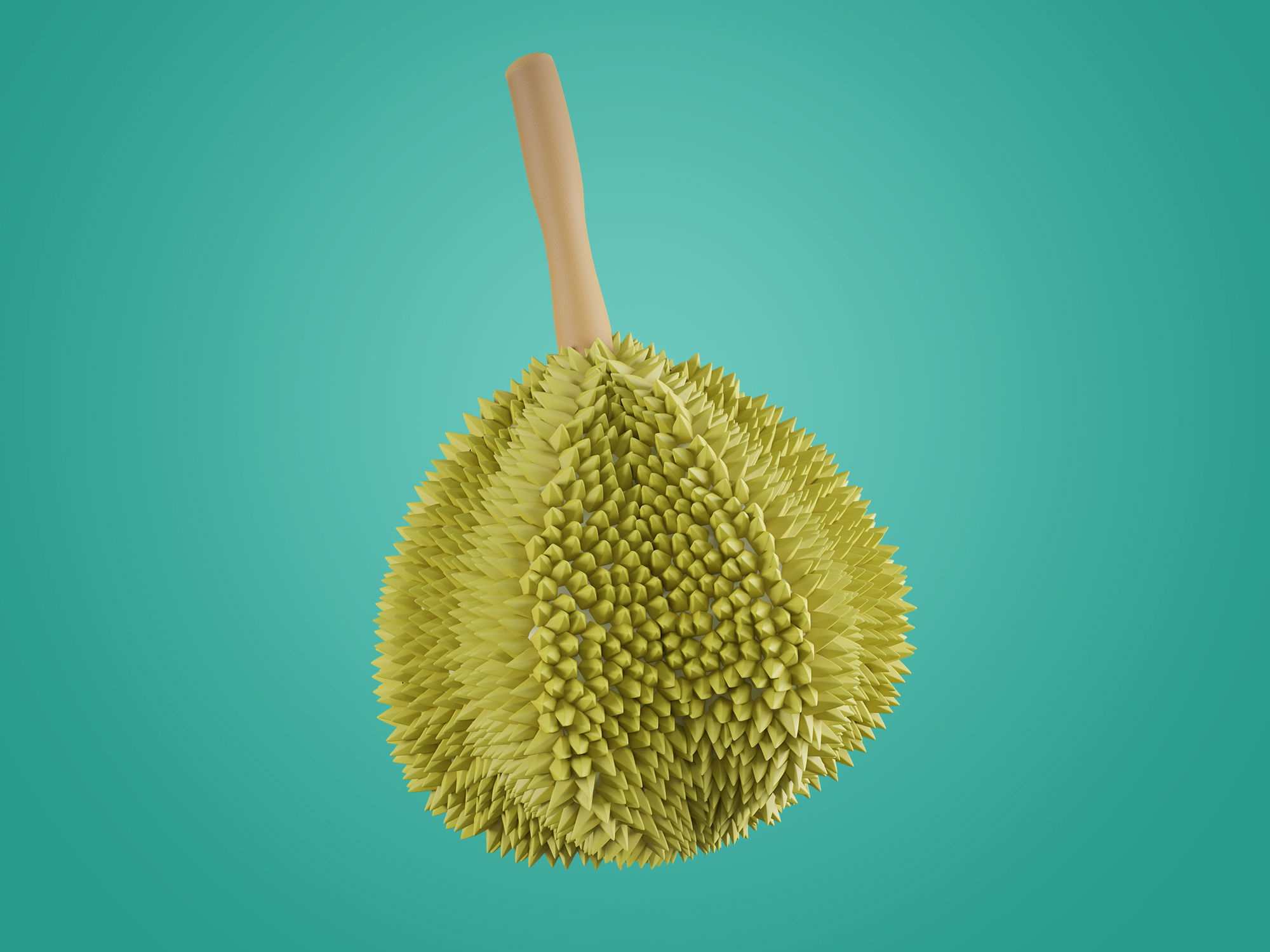 3D Models of durian for various scenes 3D model_2