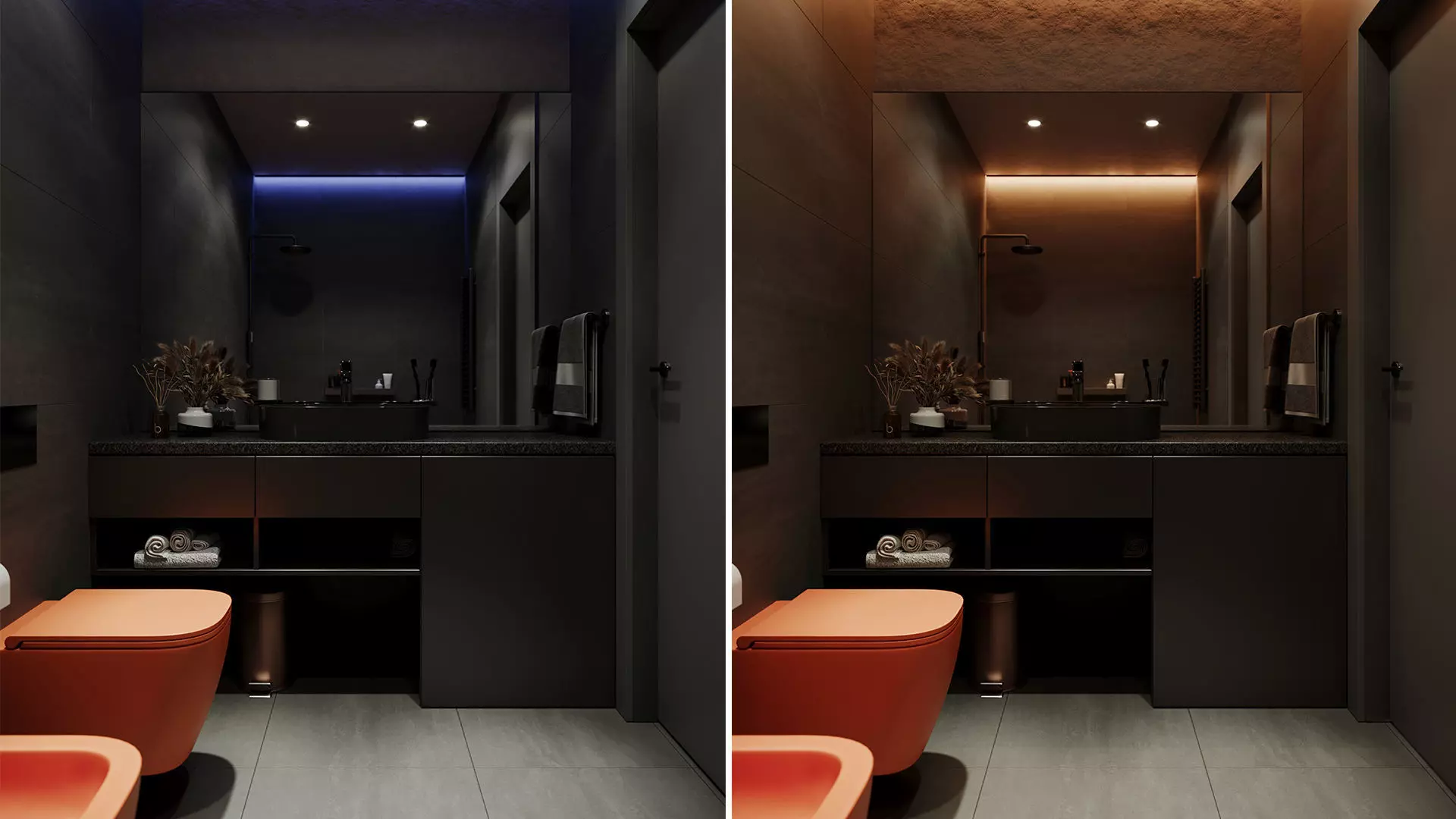 Bathroom interior 3D model 02set 3D model