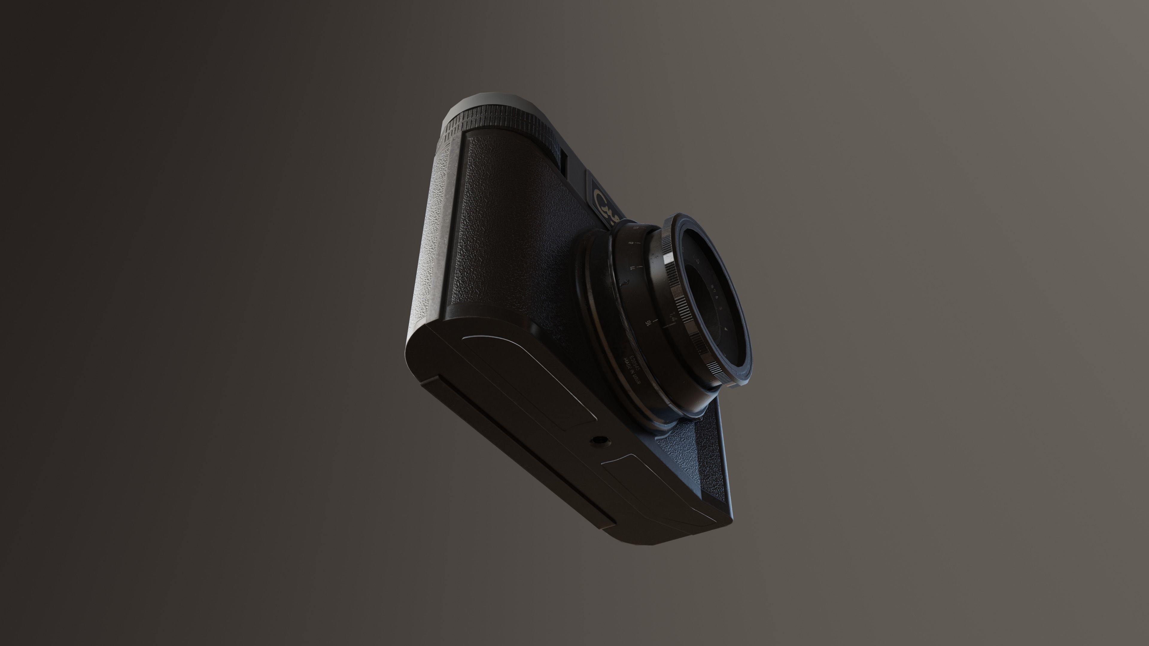 Photo Camera Smena Low-poly 3D model_5