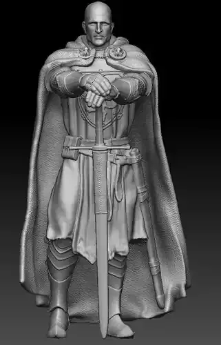 MEDIEVAL KNIGHT ALTERNATIVE POSE