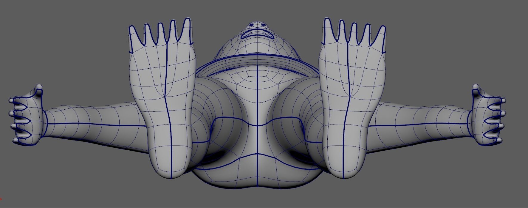 Child Boy Basemesh 3D model_7