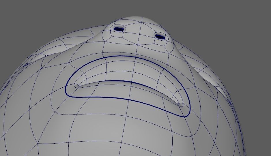 Child Boy Basemesh 3D model_5