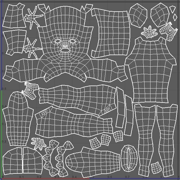 Child Boy Basemesh 3D model_12