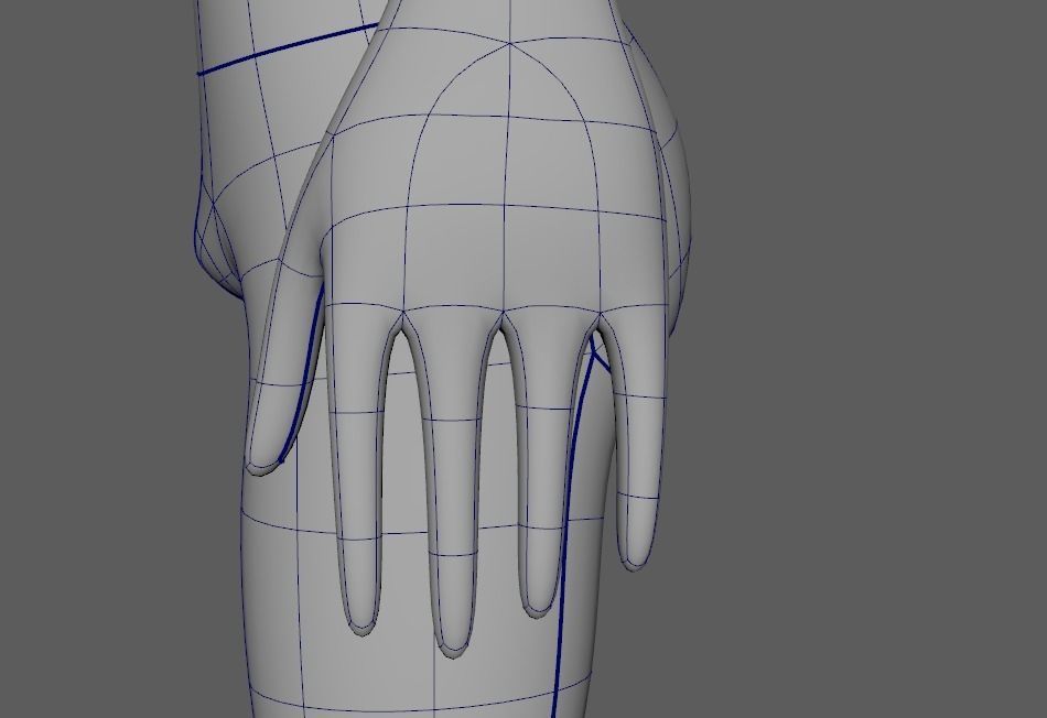 Child Boy Basemesh 3D model_9