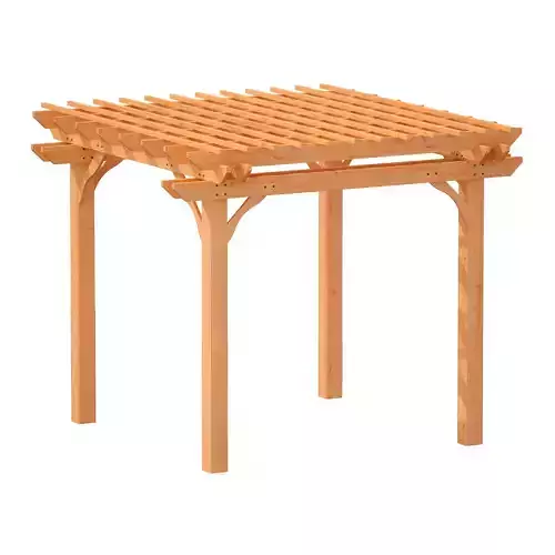 Wooden pergola Arbor made of wood