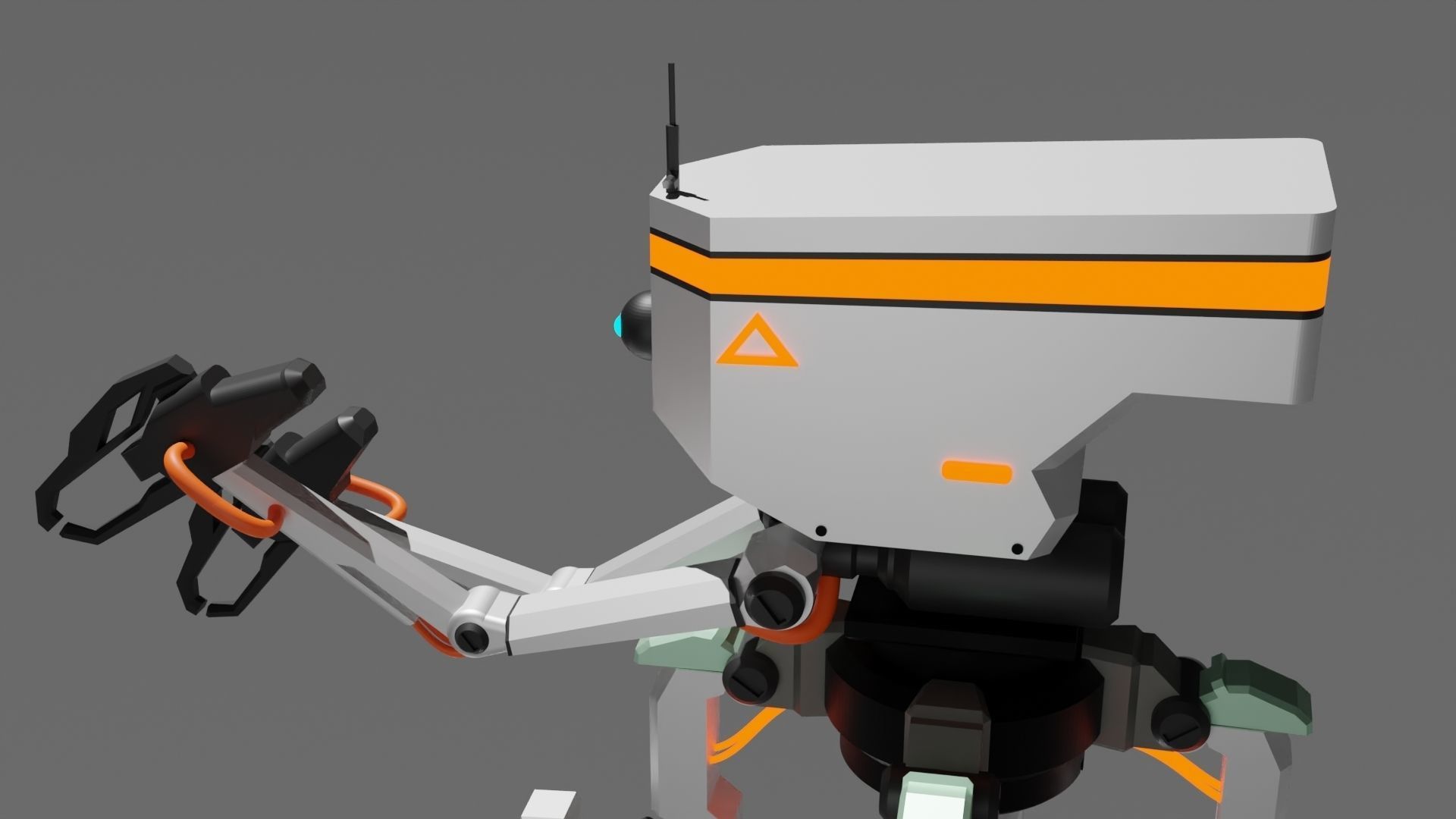 Four legs robot 3D model_43