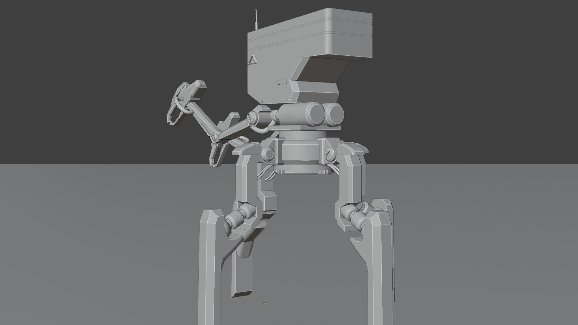 Four legs robot 3D model_24
