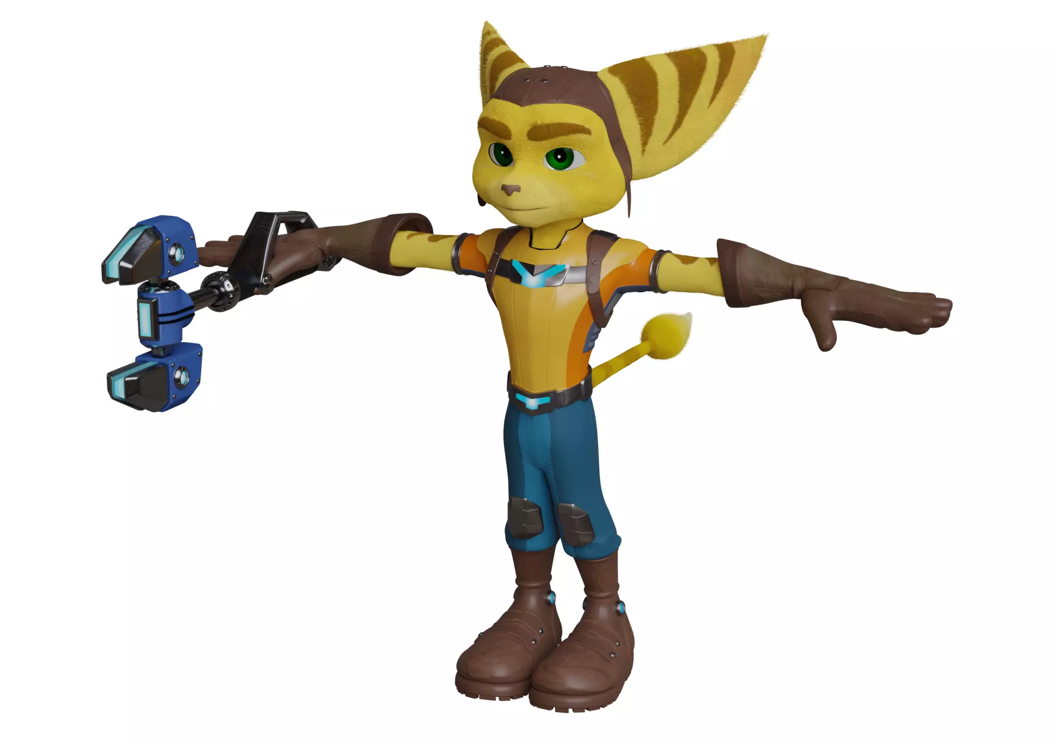 Ratchet Lombax Rift Apart 3D model_0