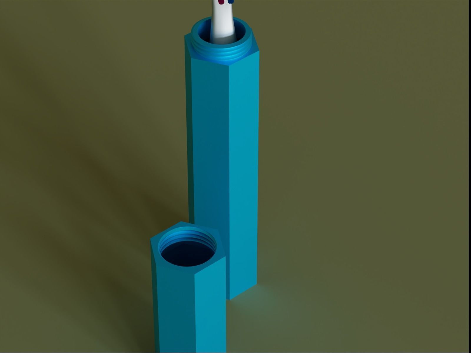 Travel Tooth brush Case 05 3D print model_5