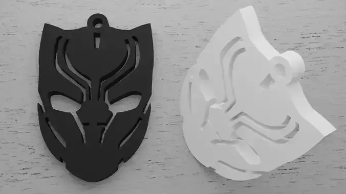 Chaveiro Pantera Negra 3D print model