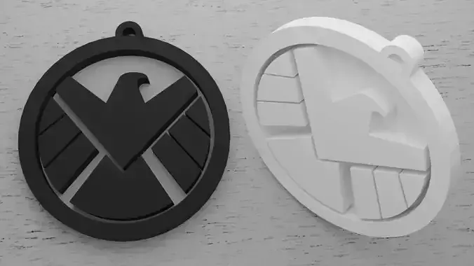 Chaveiro Agentes da Shield 3D print model