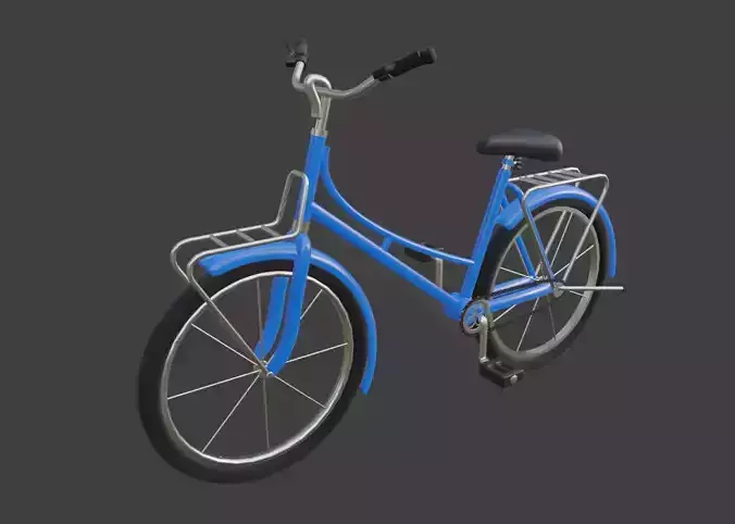 Cartoon Vintage Bike