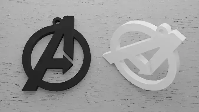 Chaveiro Avengers 3D print model