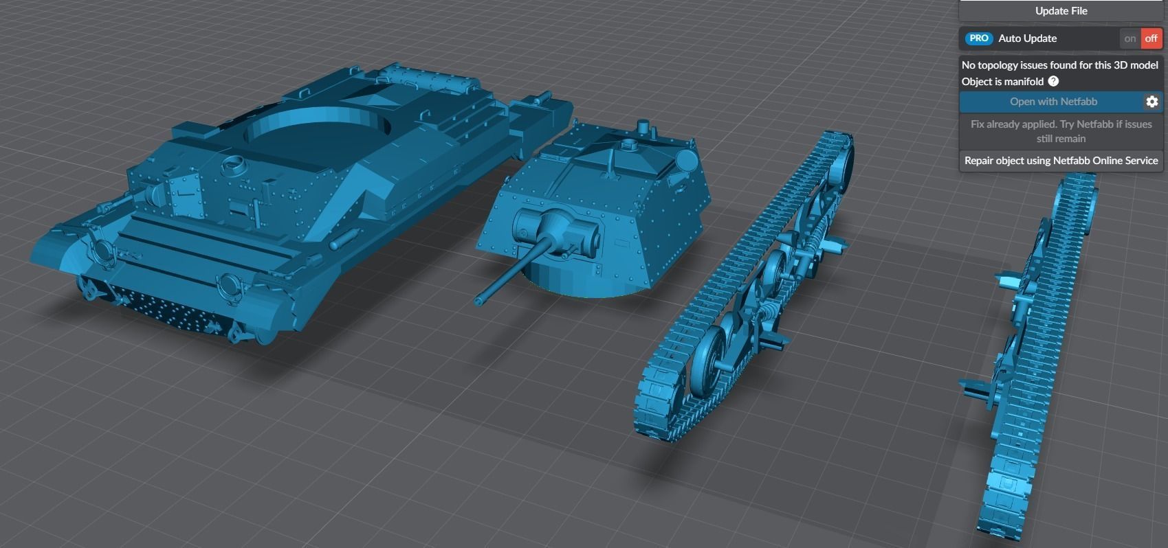 A10 Cruiser Tank scale model 3D print model_5