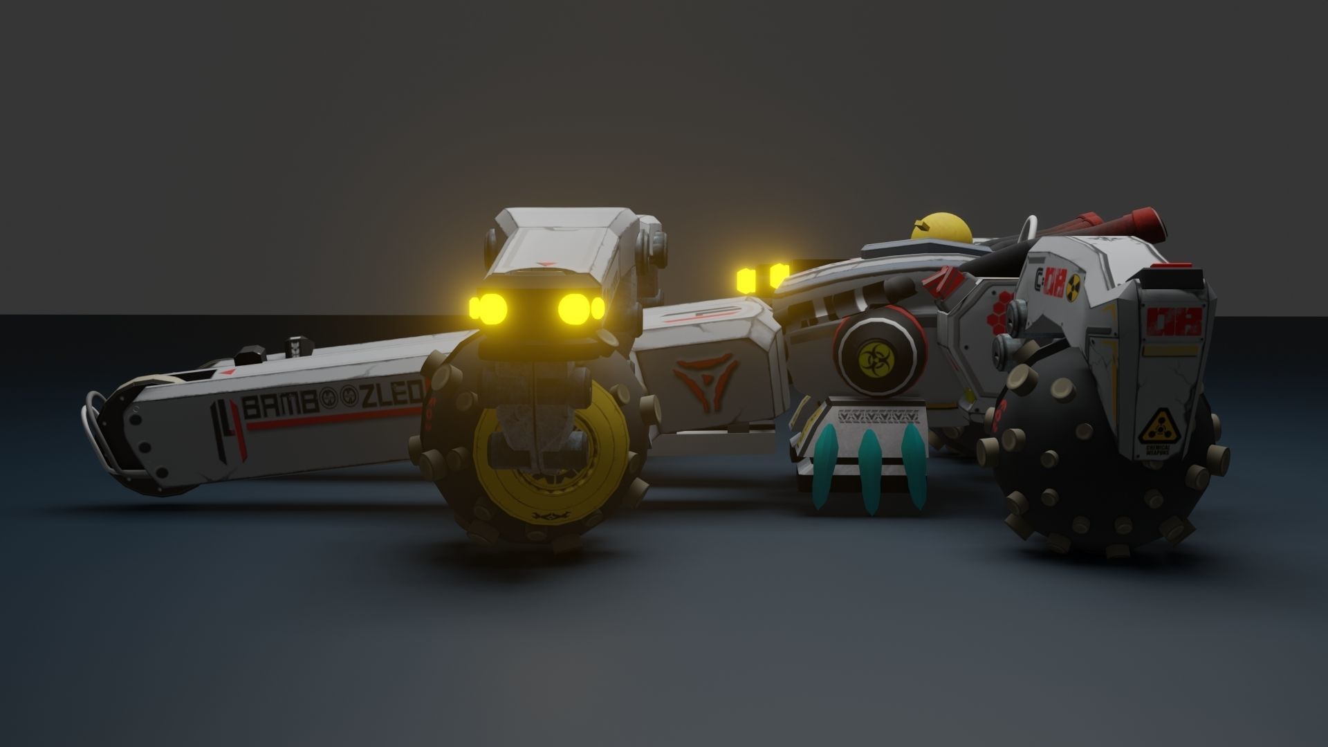 Sci Fi concept car 3D model_55