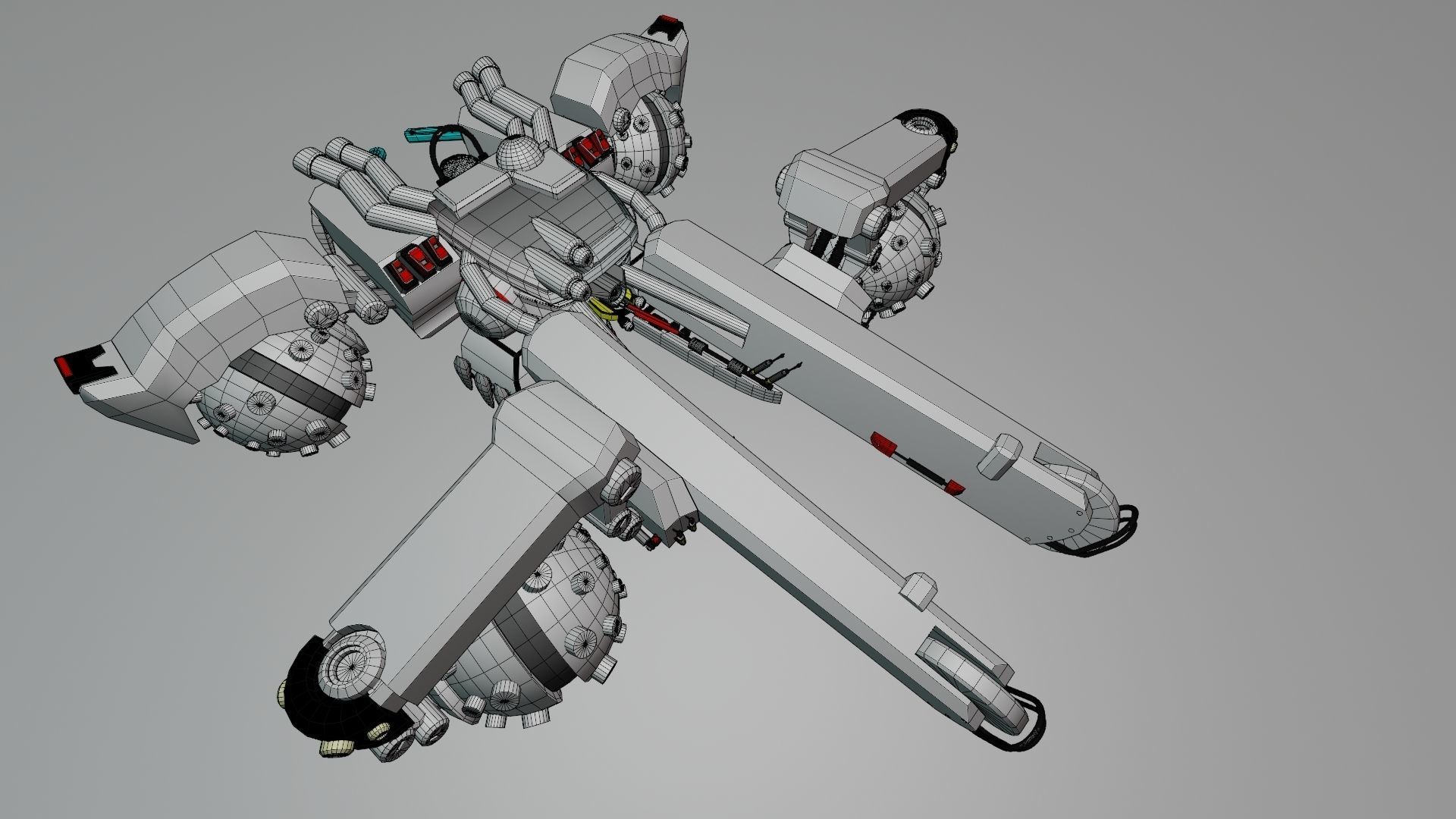 Sci Fi concept car 3D model_13