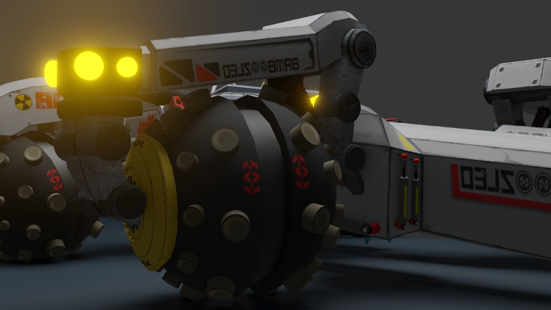 Sci Fi concept car 3D model_46