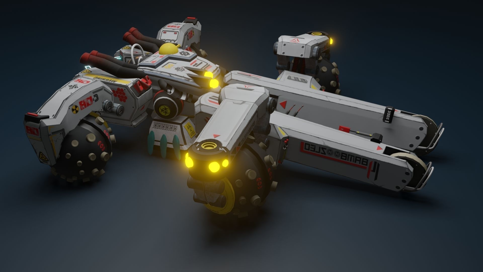 Sci Fi concept car 3D model_53