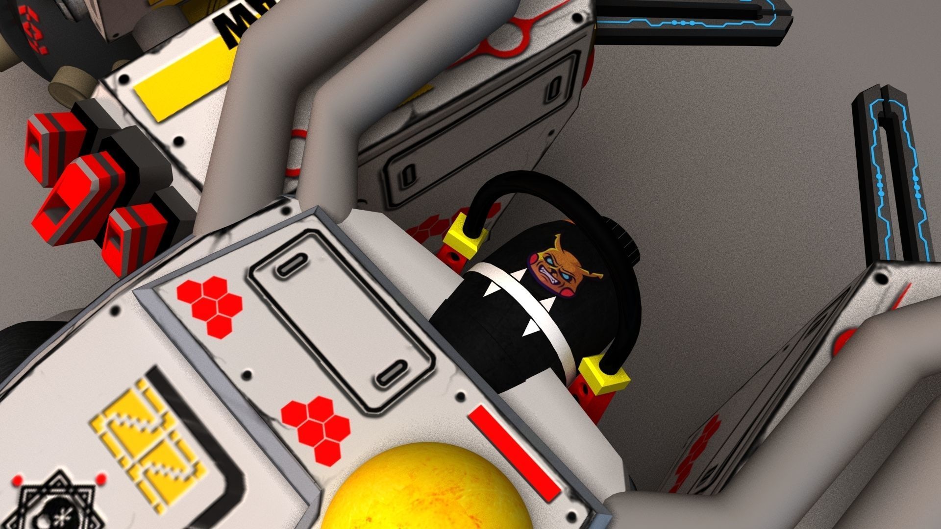 Sci Fi concept car 3D model_9