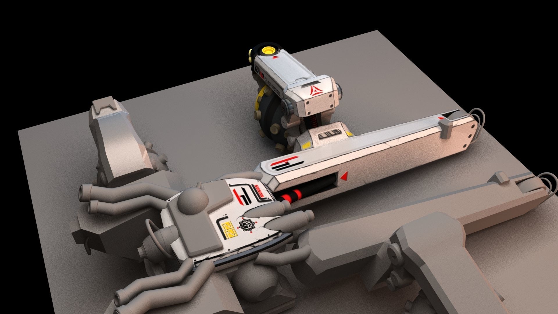 Sci Fi concept car 3D model_41