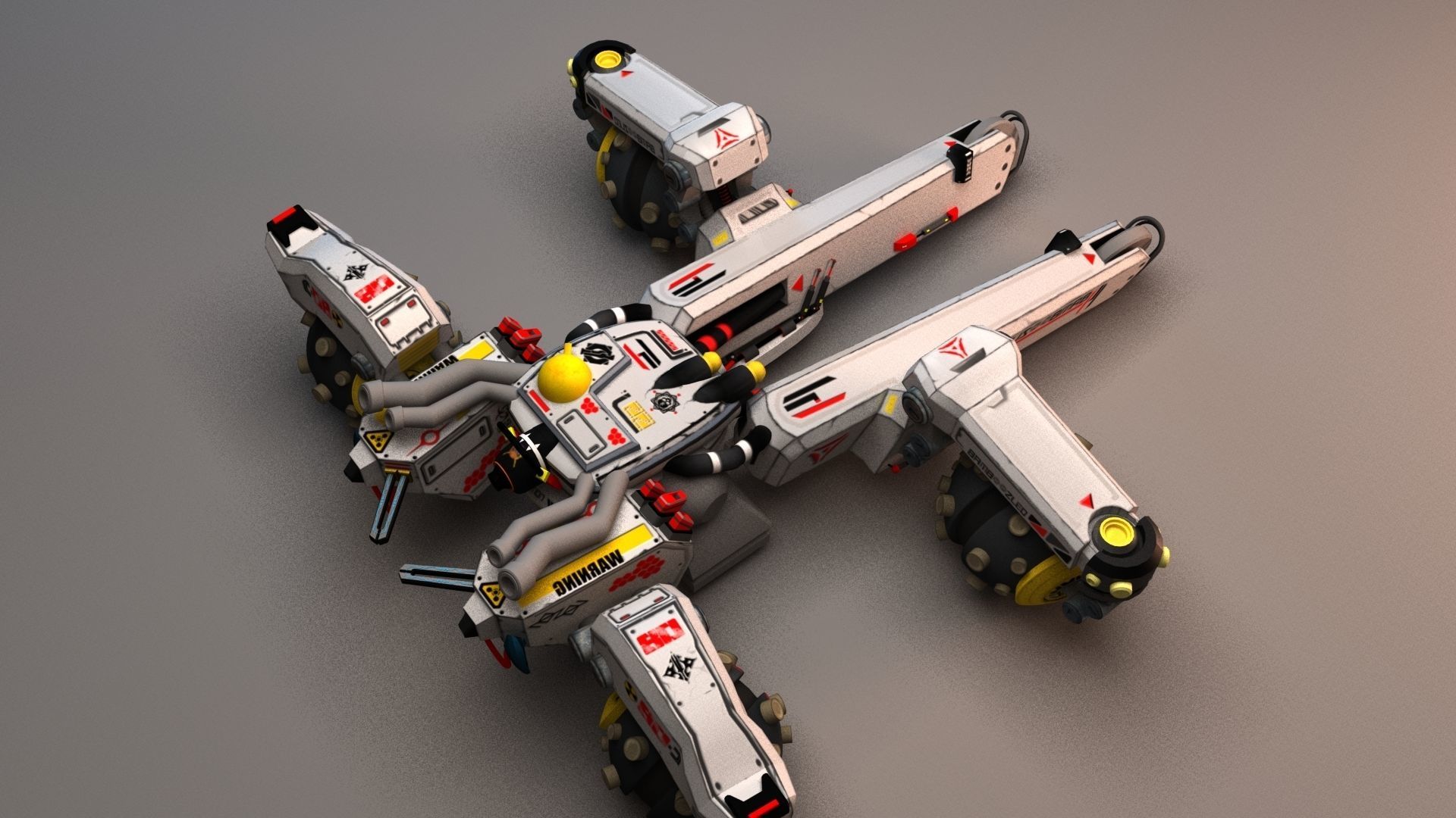 Sci Fi concept car 3D model_20