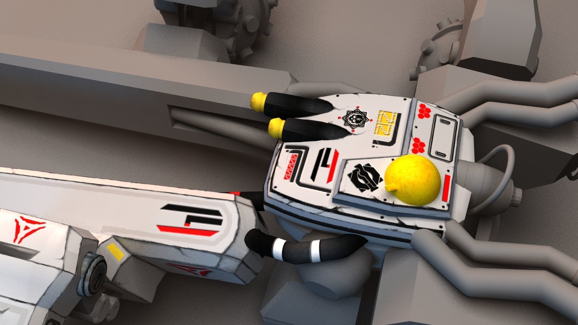 Sci Fi concept car 3D model_25