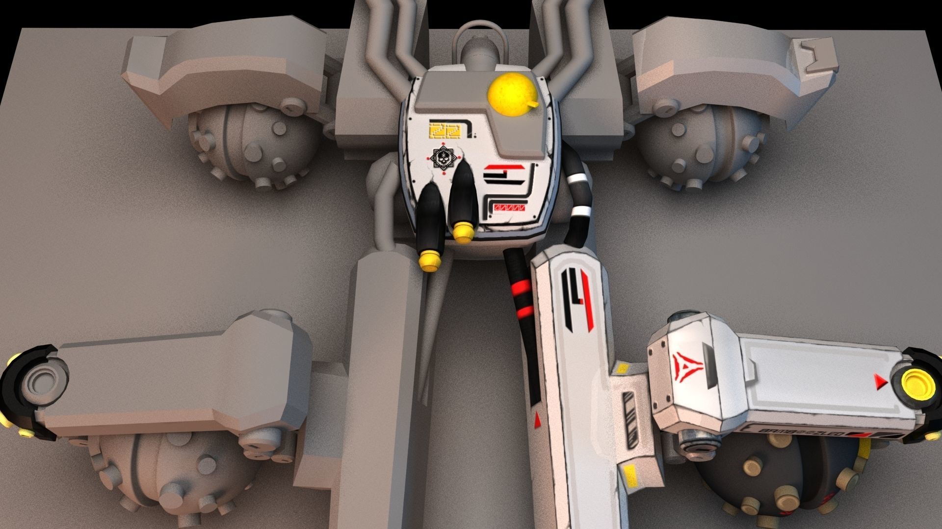 Sci Fi concept car 3D model_24