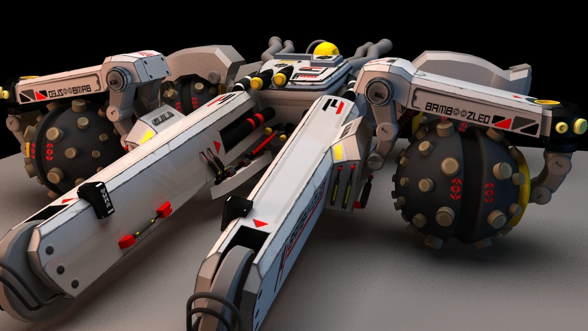 Sci Fi concept car 3D model_31