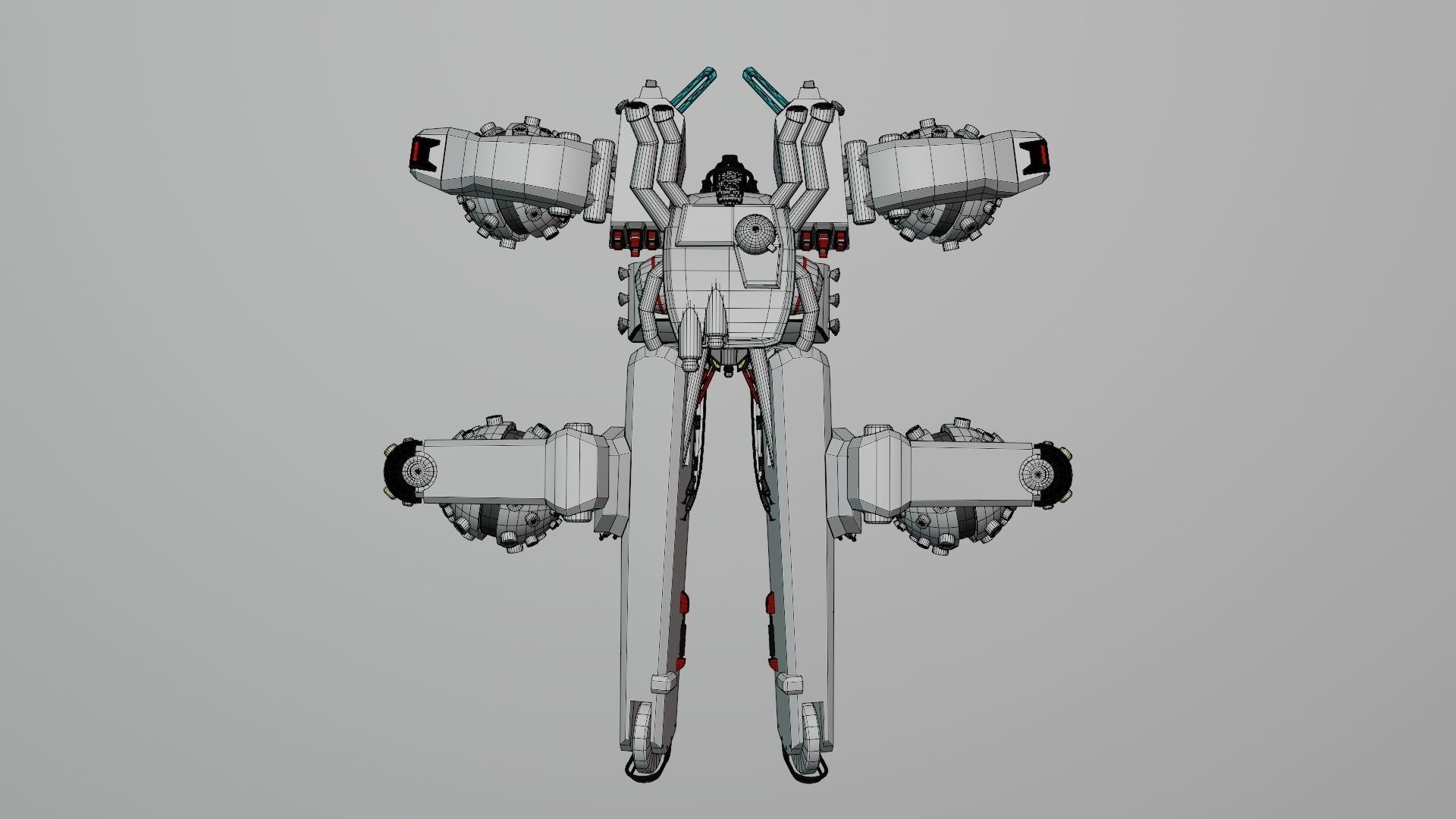 Sci Fi concept car 3D model_15