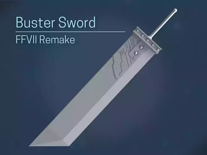 Buster Sword Final Fantasy VII Remake