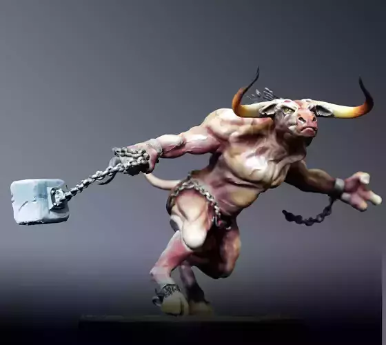 Minotaur - 63 mm 3D print model
