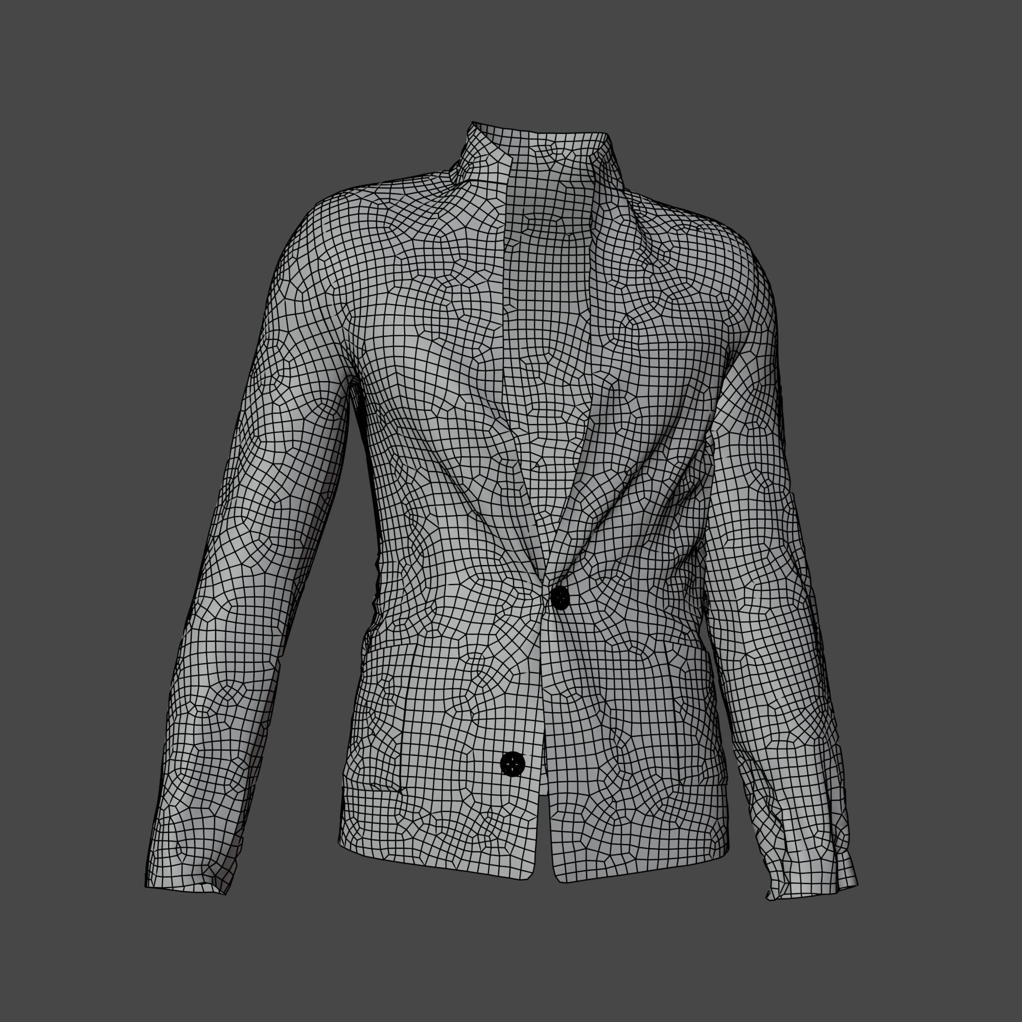 NFT Jacket Low-poly 3D model_12