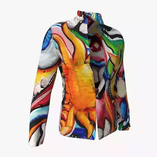 NFT Jacket Low-poly 3D model