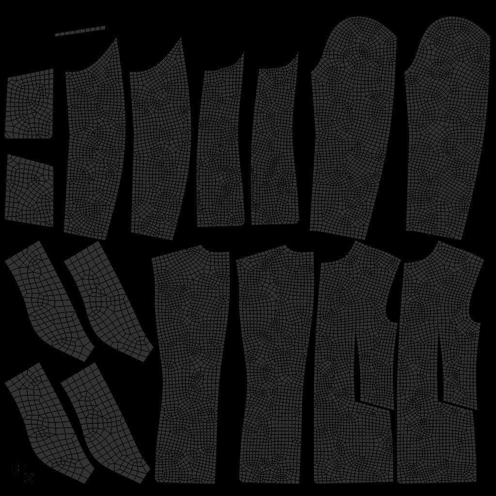 NFT Jacket Low-poly 3D model_11