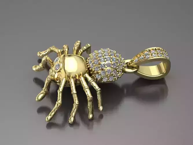 spider  tarantula pendant