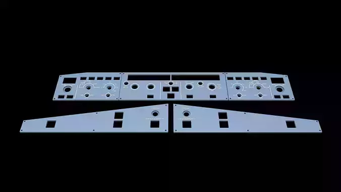 AIRBUS A320 GLARESHIELD PANELS