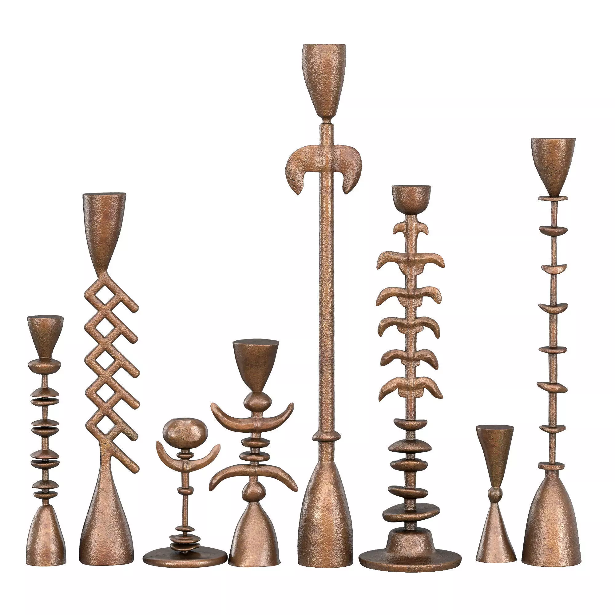 Gene Summer Candlestick 3D model_0