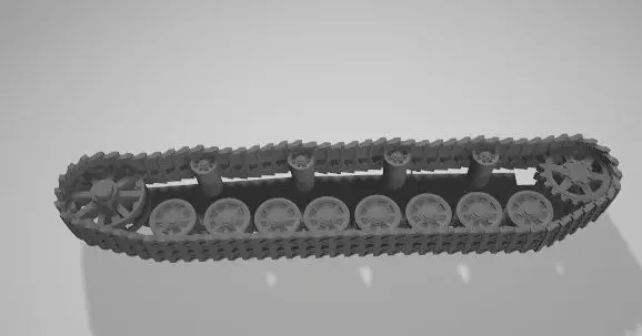 Panzer 4 track upgrades 3D print model_0