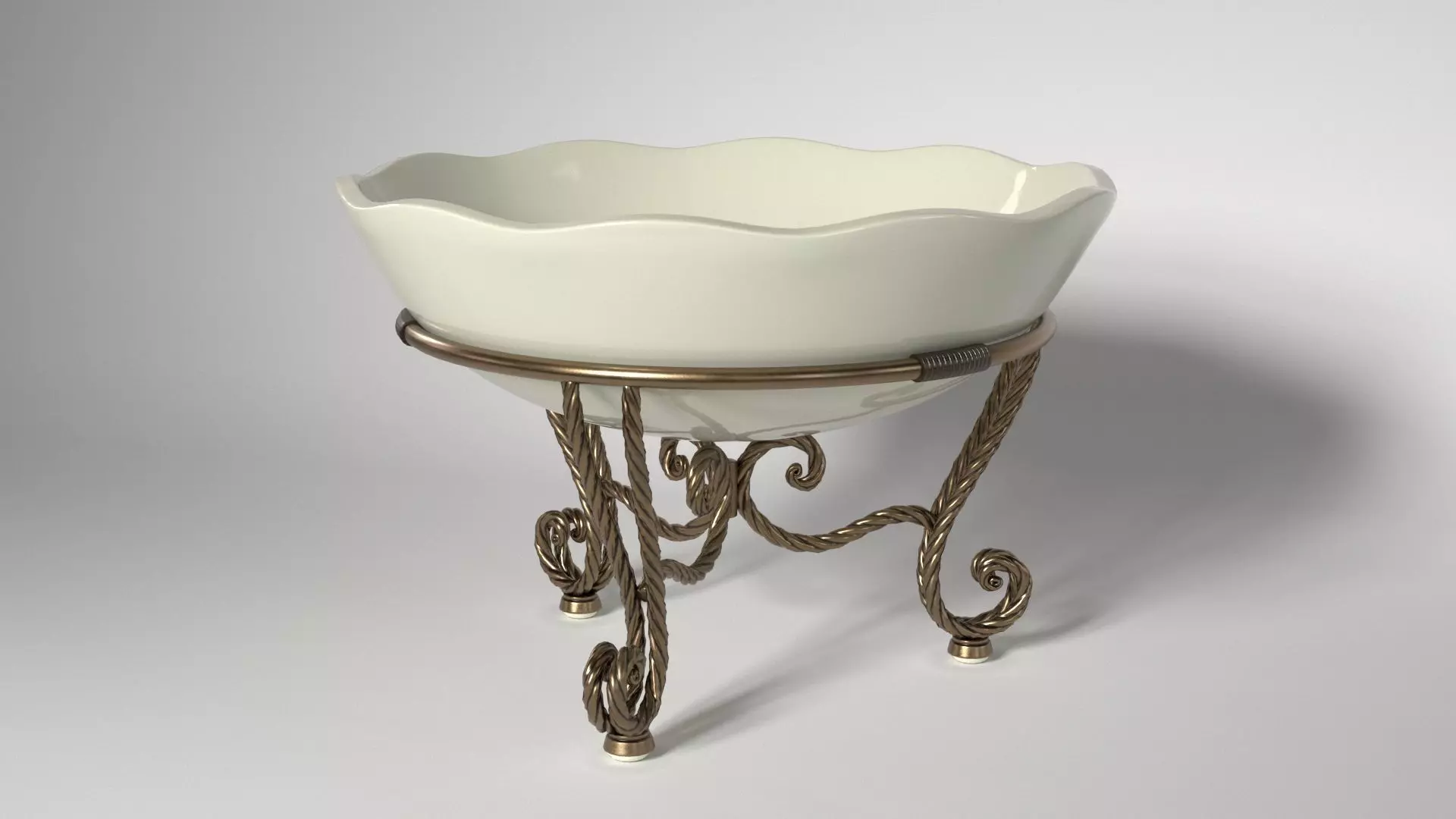 Vintage Bowl 3D model_0