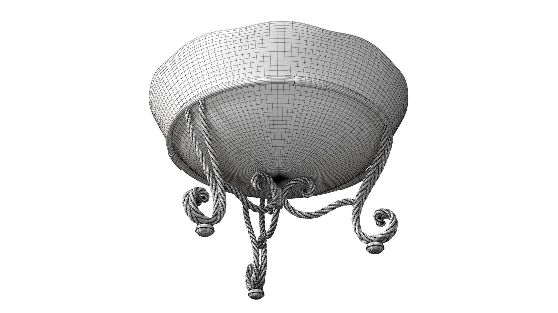 Vintage Bowl 3D model_10