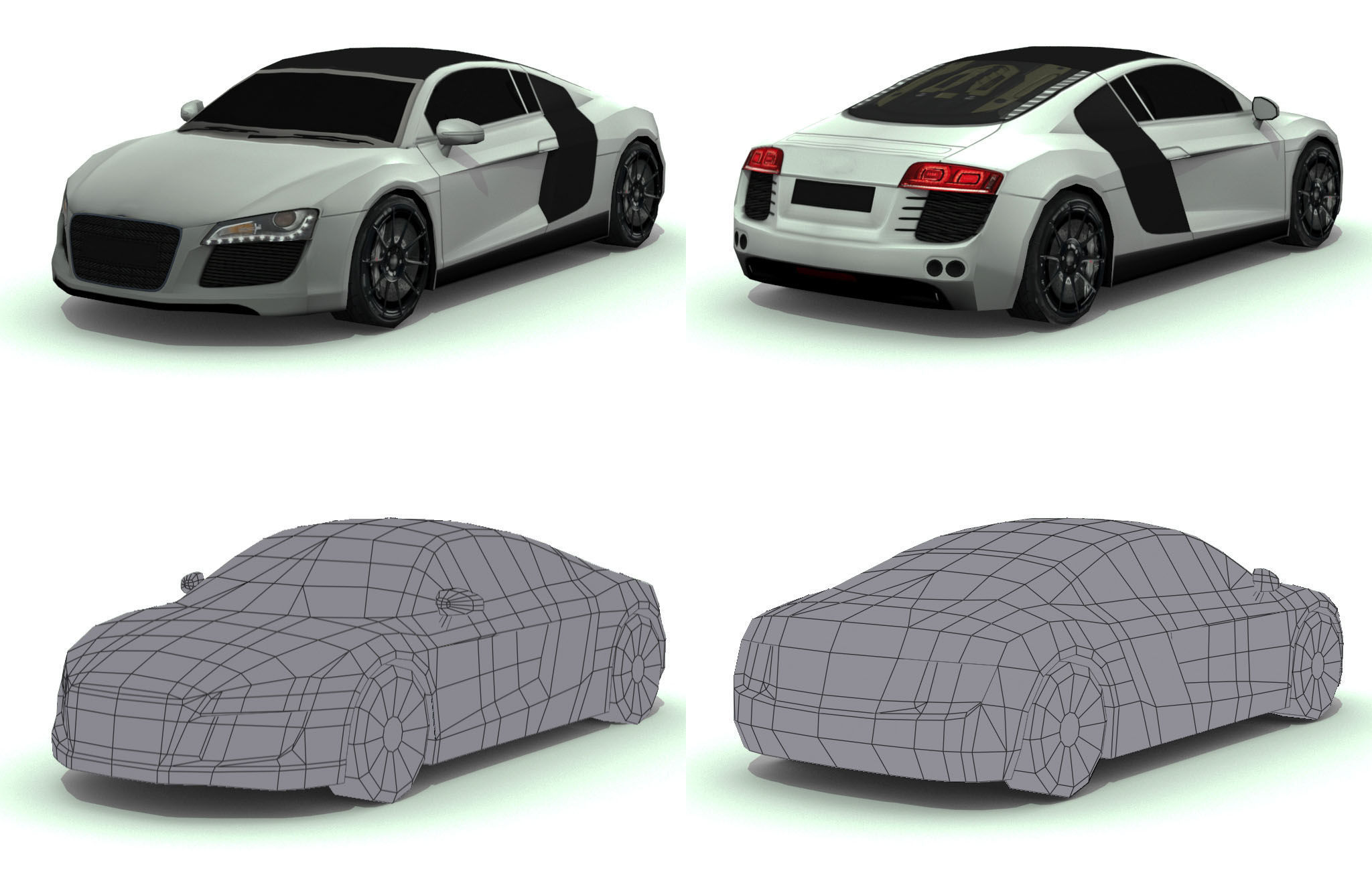 3D model Cars Pack VR / AR / low-poly | CGTrader