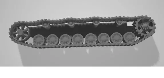 panzer 4 tracks for F and G varents 3D print model_0