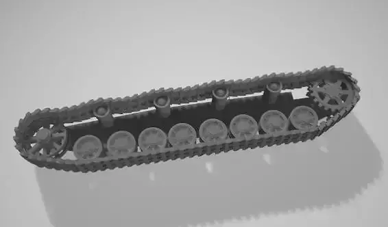 Panzer 4 C tracks for variant  1 and 2 3D print model