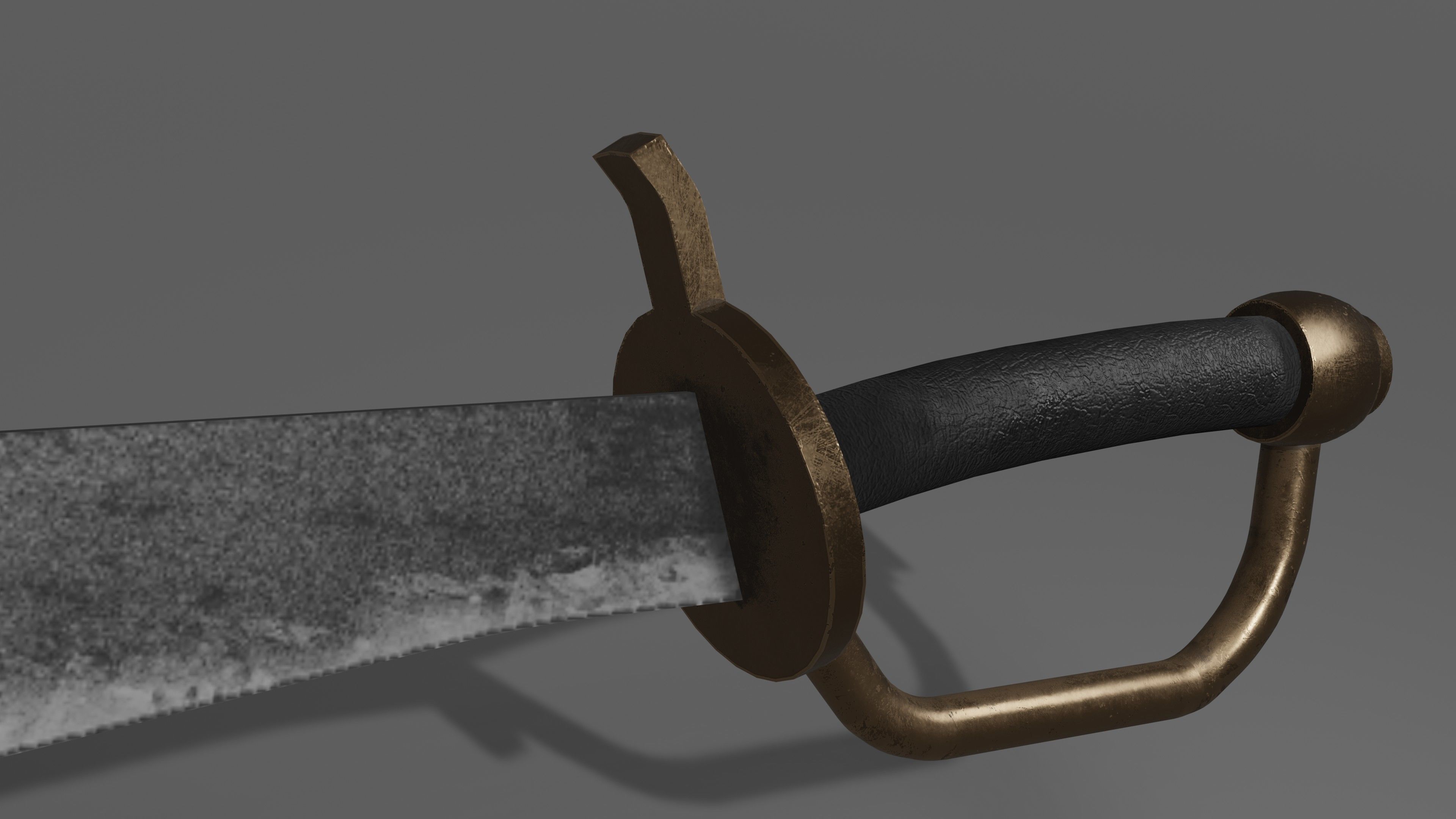 Cutlass Sword 3D model_1