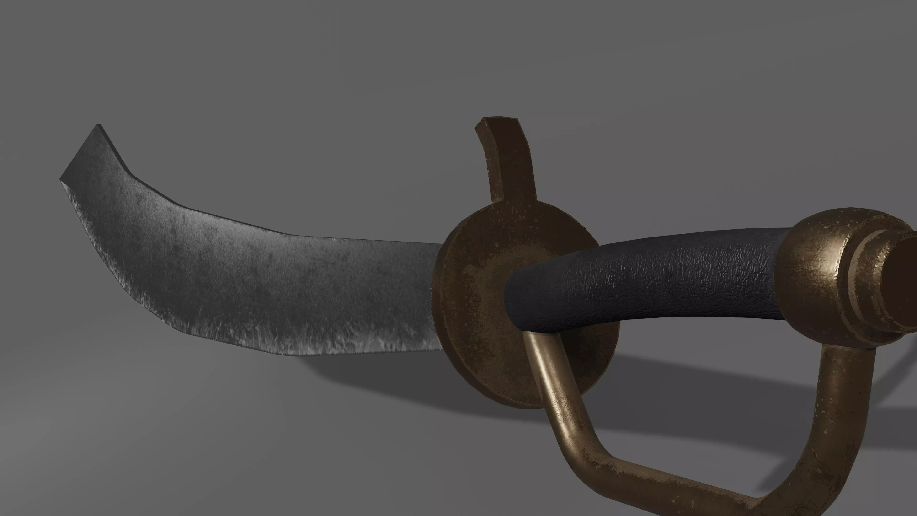 Cutlass Sword 3D model_0
