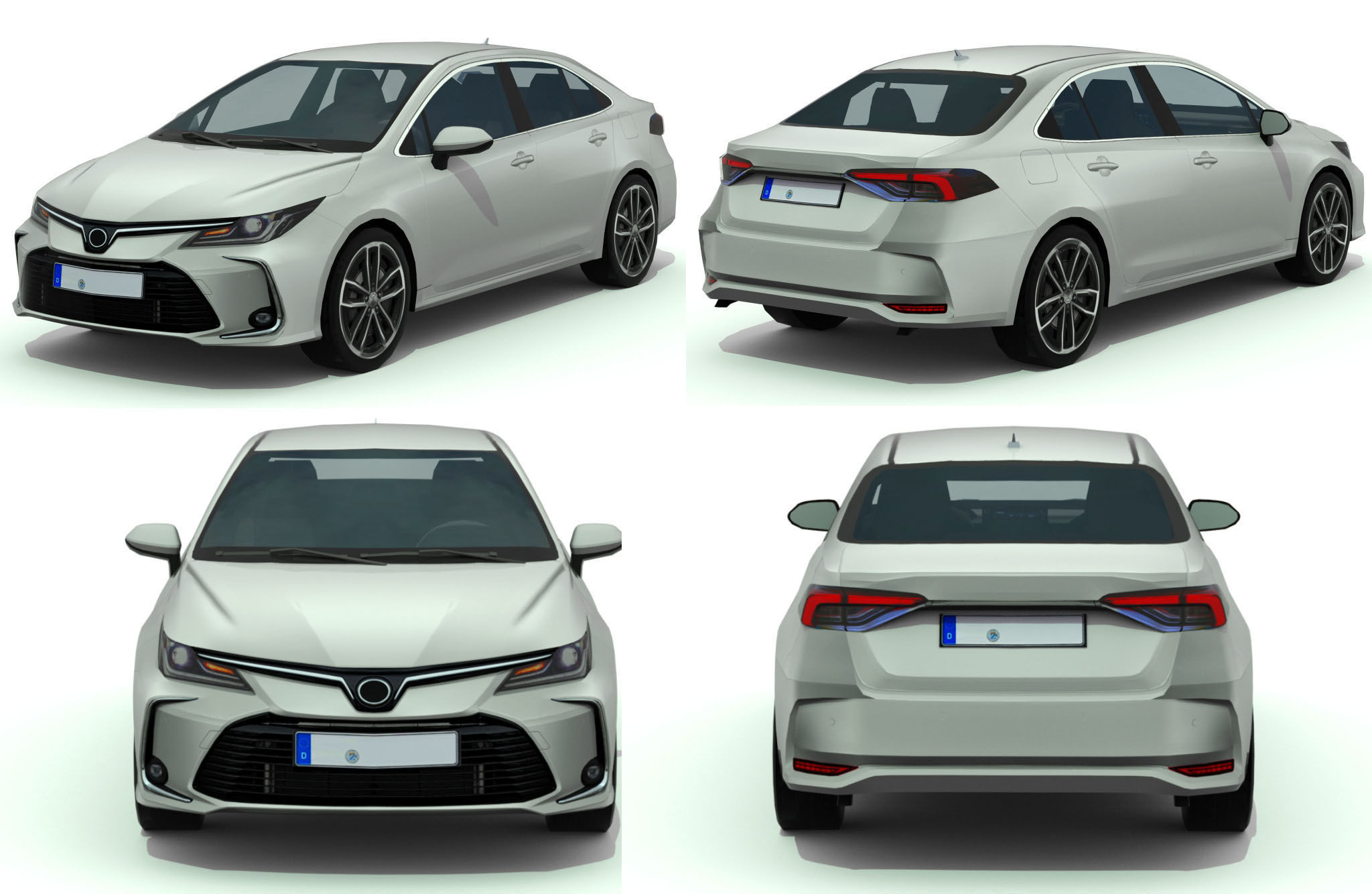 cars pack  Low-poly 3D model_13