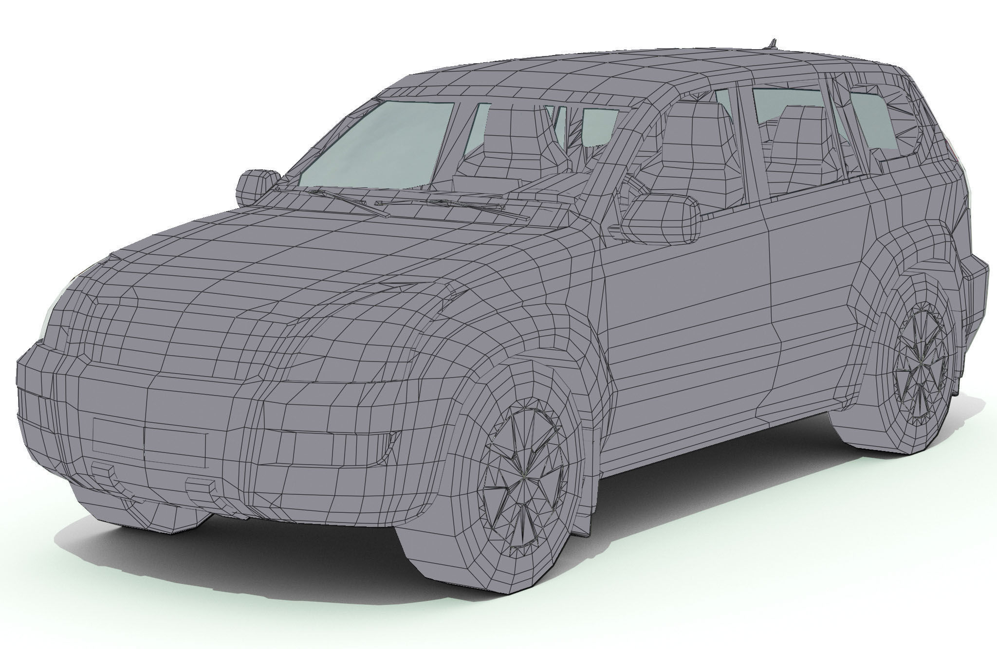 cars pack  Low-poly 3D model_29