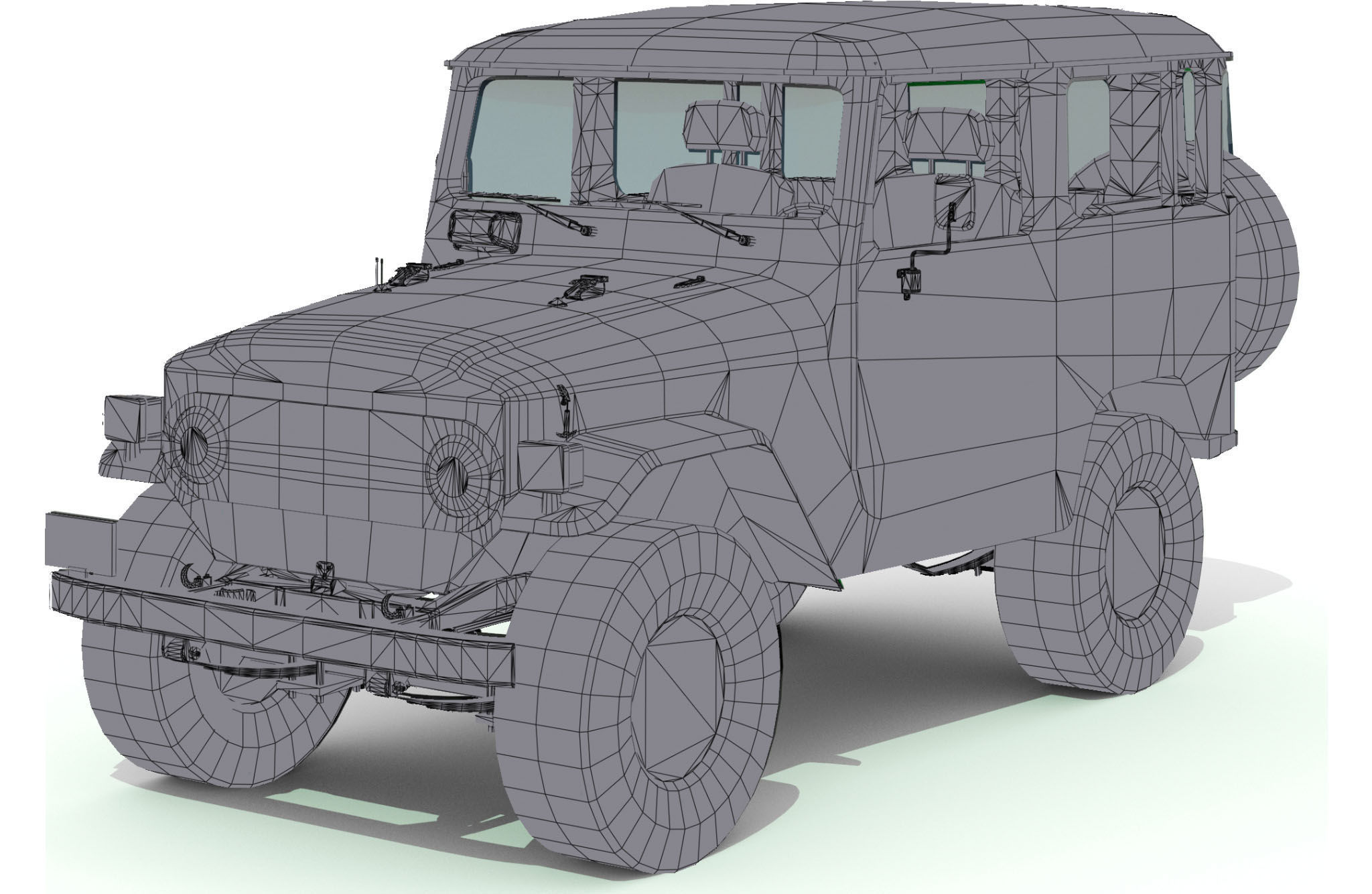 cars pack  Low-poly 3D model_17