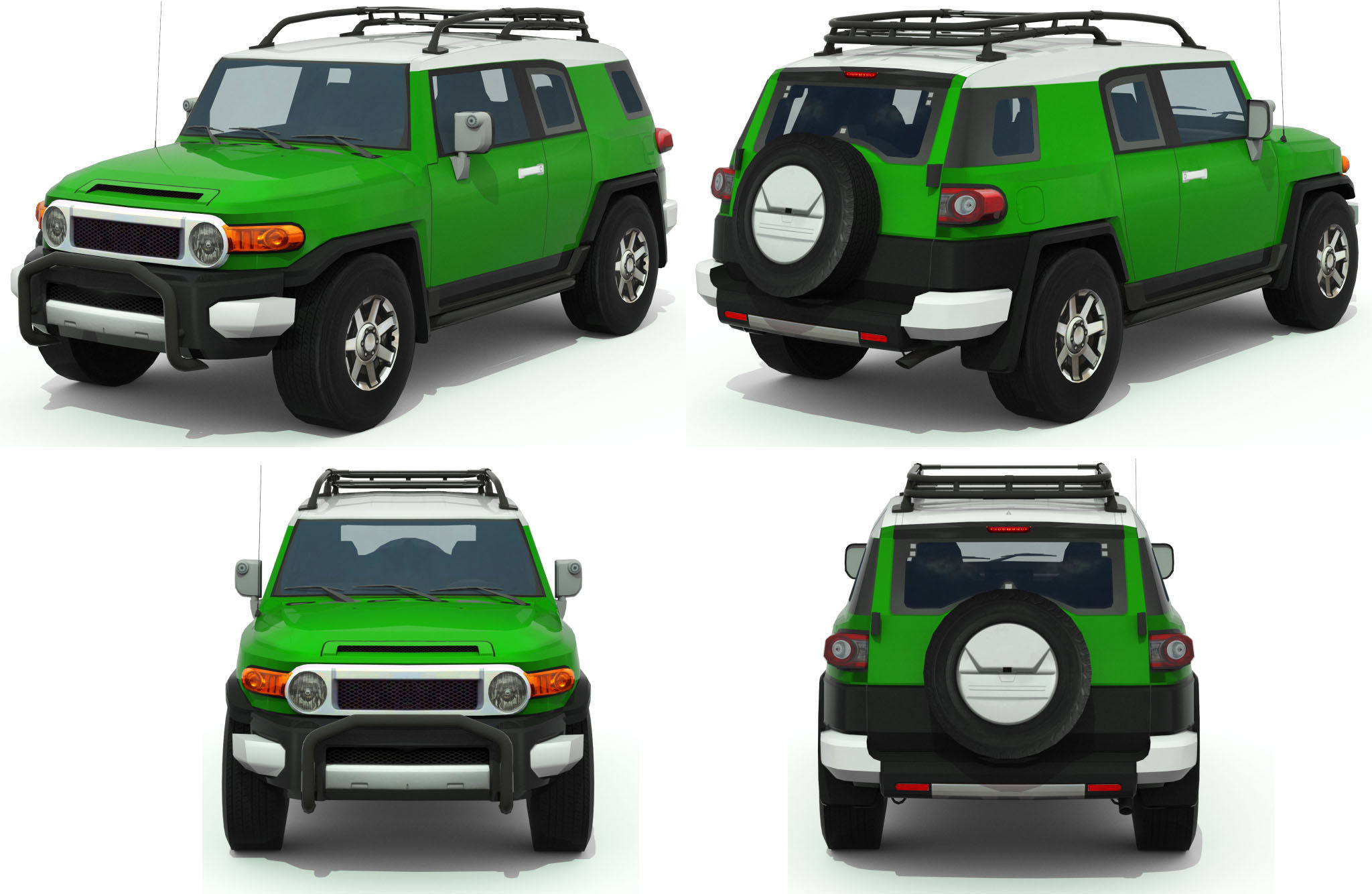 cars pack  Low-poly 3D model_1